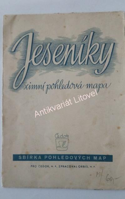 Jeseníky – zimní pohledová mapa