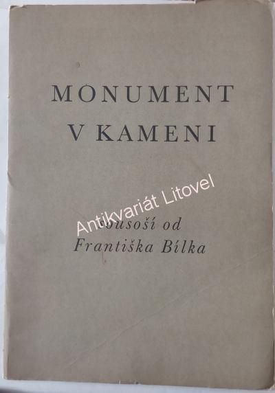 Monument v kameni – sousoší od Františka Bílka