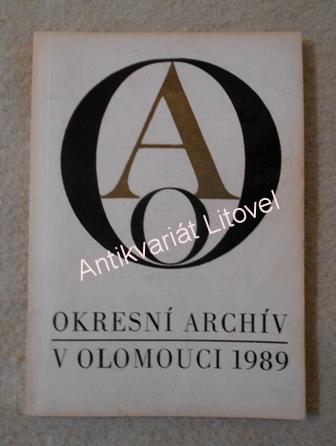 Okresní archív v Olomouci 1989