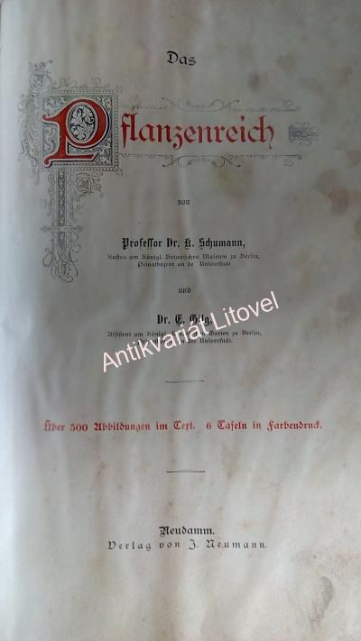 Das Pflanzenreich
