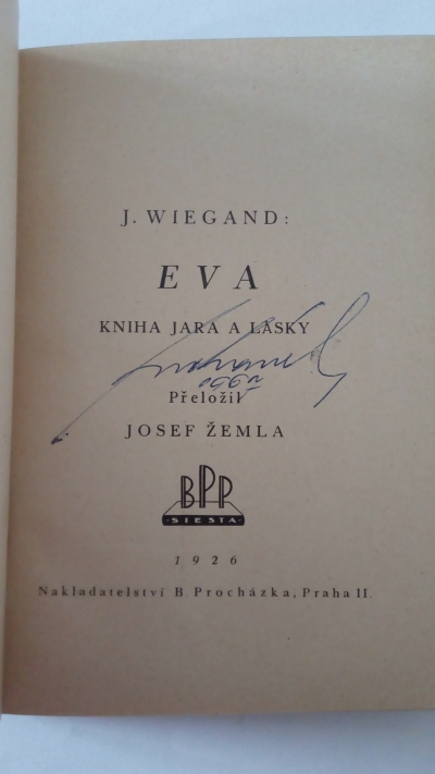 Eva, kniha jara a lásky
