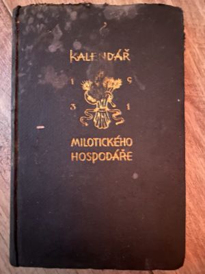 Kapesní kalendář milotického hospodáře