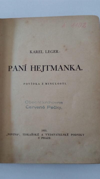 Paní Hejtmanka