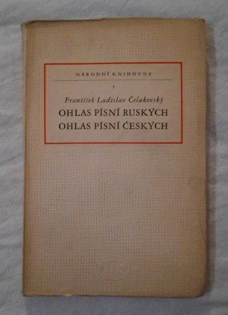 Ohlas písní ruských Ohlas písní českých