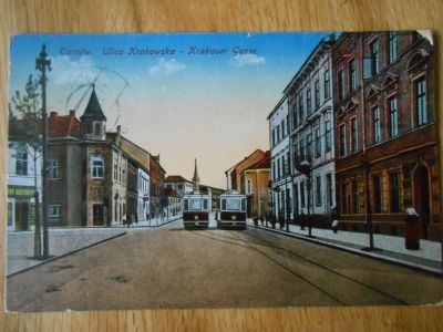 Tarnów. Ulica Krakowska - Krakauer Gasse