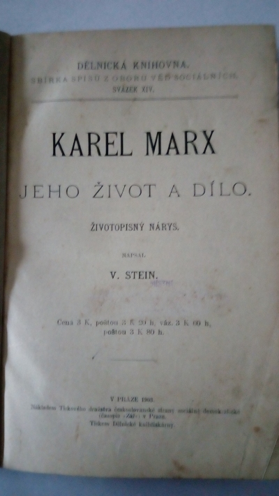 Karel Marx – jeho život a dílo