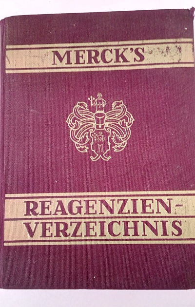 Merck´s reagenzien - verzeichnis 1939
