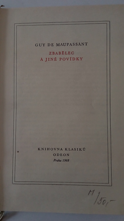 Zbabělec a jiné povídky