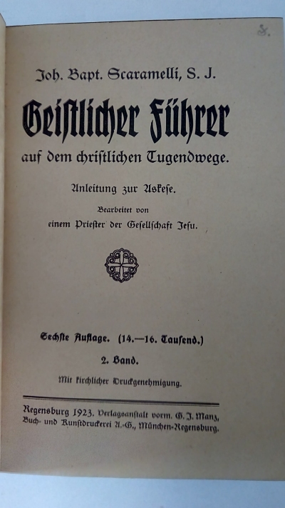 Geistlicher Führer auf dem christlichen Tugendwege