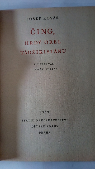 Čing, hrdý orel Tádžikistánu