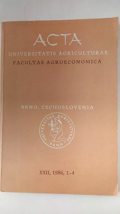 Acta Universitatis Agriculturae