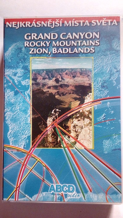 VHS: Nejkrásnější místa světa – Grand Canyon, Rocky Mountains Zion, Badlands