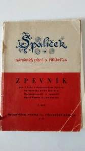 Špalíček národních písní a říkadel – zpěvník, 1. díl