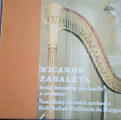 Nicanor Zabaleta hraje koncerty pro harfu a orchestr