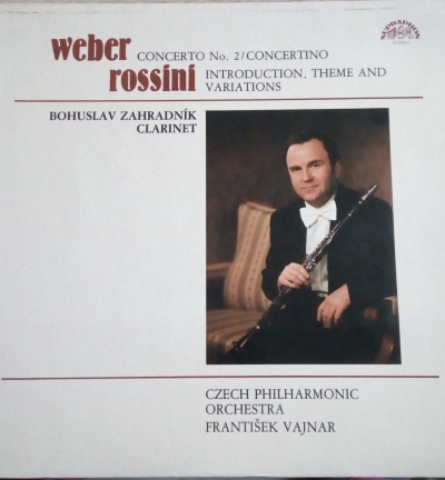 Rossini – Weber – Concertino for clarinet and orchestra …