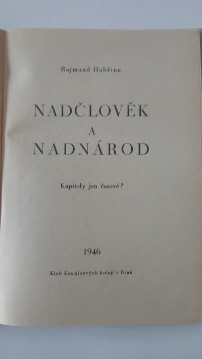 Nadčlověk a nadnárod