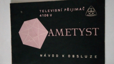 Televizní přijimač 4106 U Ametyst – návod k obsluze