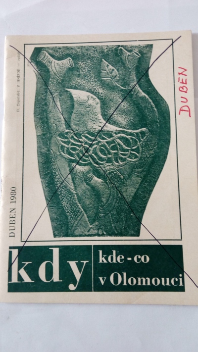 Kdy kde a co v Olomouci, duben 1980
