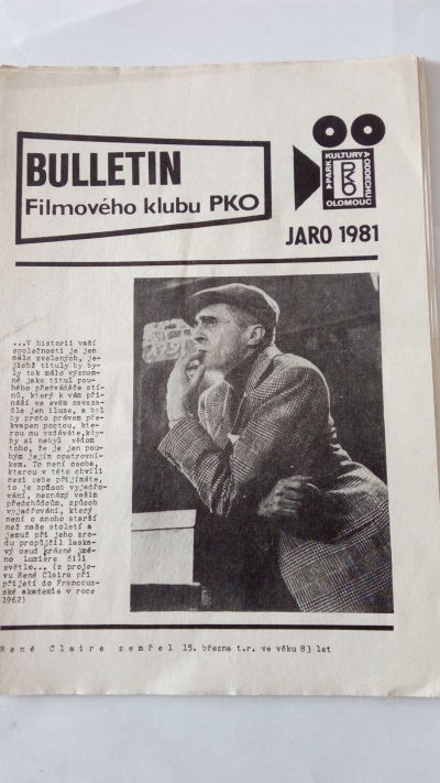 Bulletin filmového klubu PKO, jaro 1981