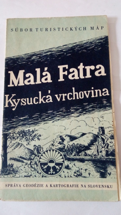 mapa Malá Fatra – Kysucká vrchovina