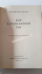 Klíč k úplné květeně ČSR