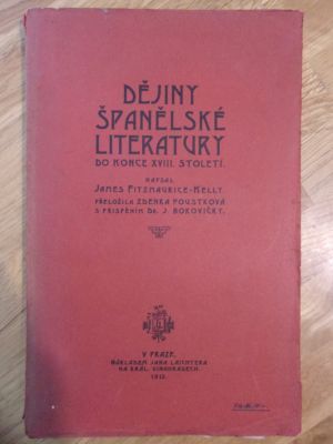 Dějiny španělské literatury do konce XVIII. století