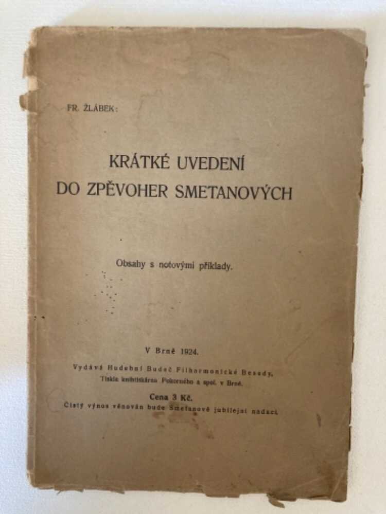 Krátké uvedení do zpěvoher Smetanových