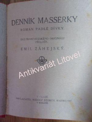 Deník massérky, Krásná hříšnice