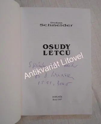 Osudy letců 1   / s podpisem autora /