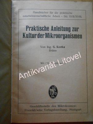 Praktische Anteitung zur Kultur der Mikroorganismen